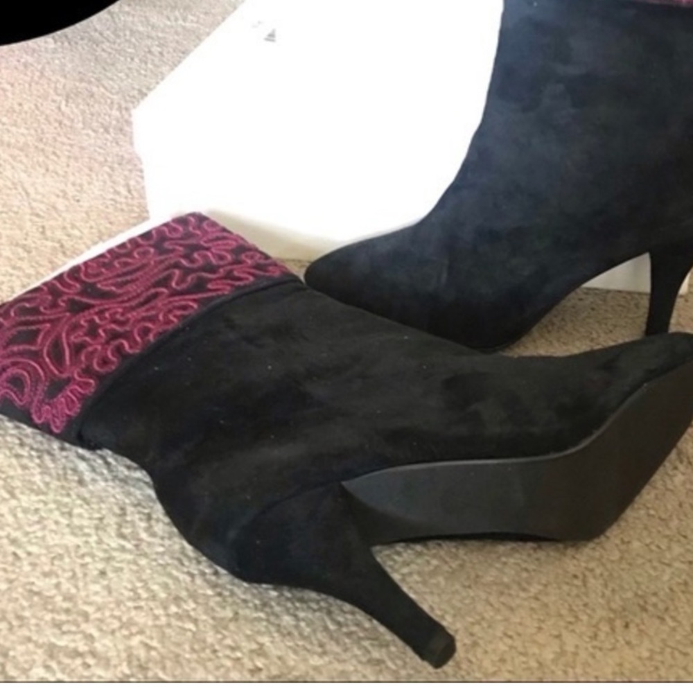 Spiegel Upper Leather Suede Calf Boots Size 91/2M